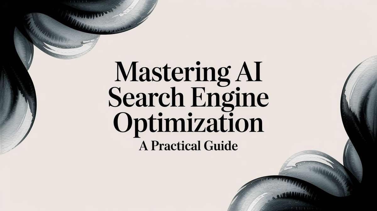 Mastering AI Search Engine Optimization a Practical Guide