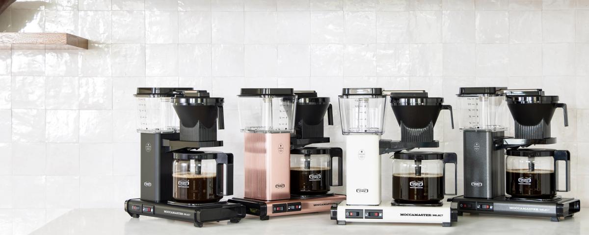 Moccamaster KBG Select in einer Reihe von Farben erhältlich