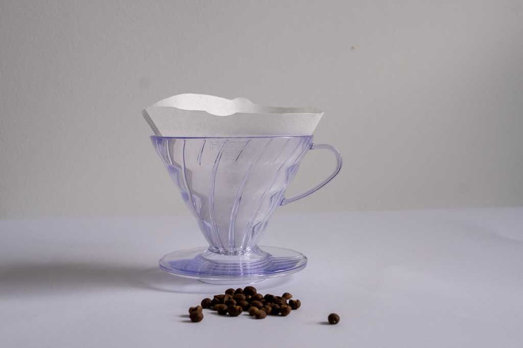 Hario V60 mit Filterpapier