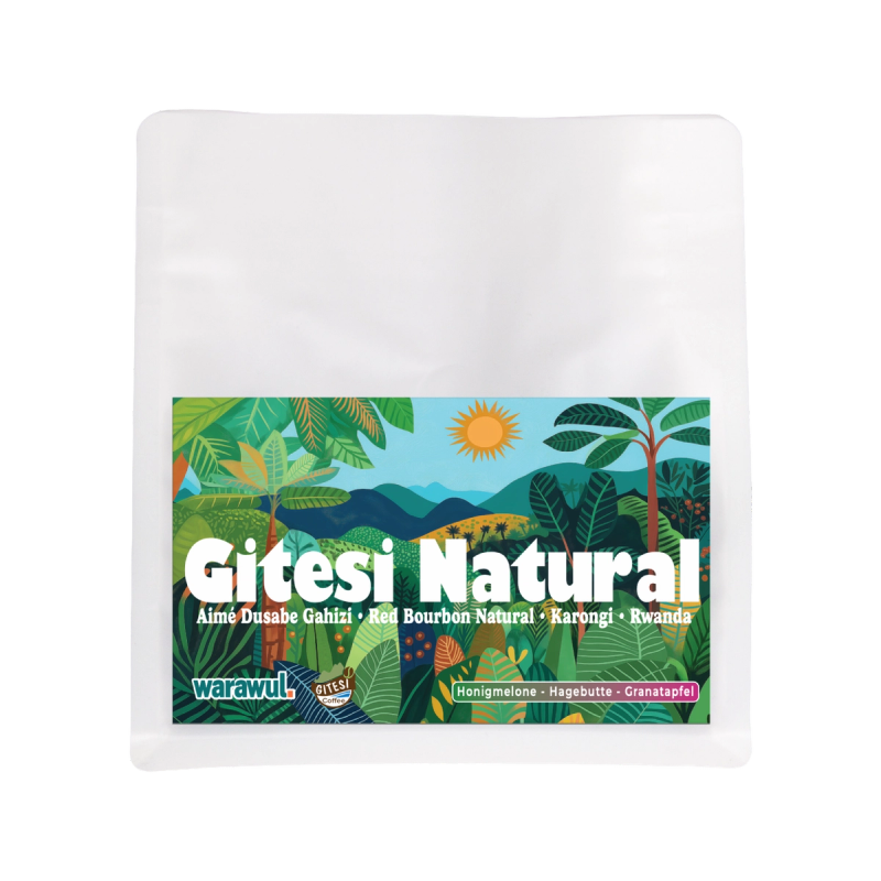 Gitesi Natural filter coffee from Rwanda by Warawul
