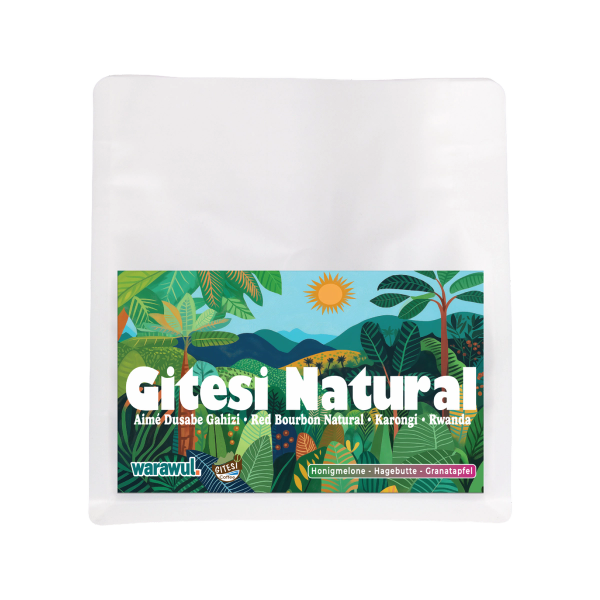 Gitesi Natural Filter Kaffee aus Ruanda von Warawul 