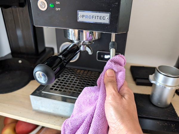 espresso machine cleaning