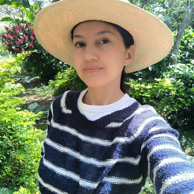 Die Cafesmo-Kaffeeproduzentin Rosy Dariela Mancía auf ihrer Kaffeefarm in Honduras