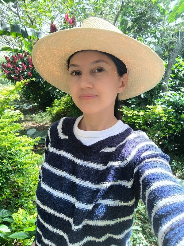 Die Cafesmo-Kaffeeproduzentin Rosy Dariela Mancía auf ihrer Kaffeefarm in Honduras