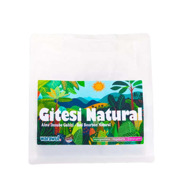 Gitesi Natural Filter Kaffee aus Ruanda von Warawul 