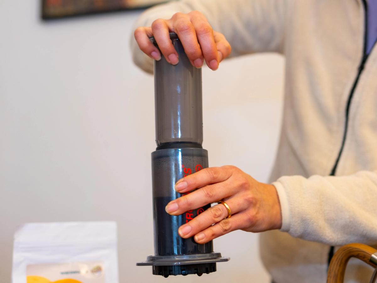 Die AeroPress® in der Nutzung