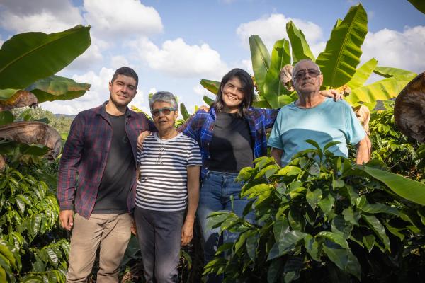 die Reyes Family von der Hacienda Cafetera El Rodeo