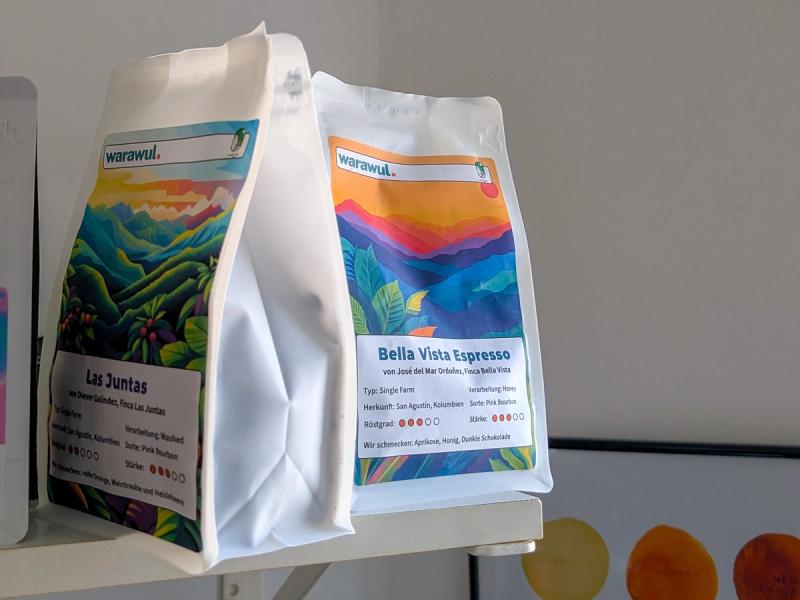 Eine Packung Bella Vista Espresso
