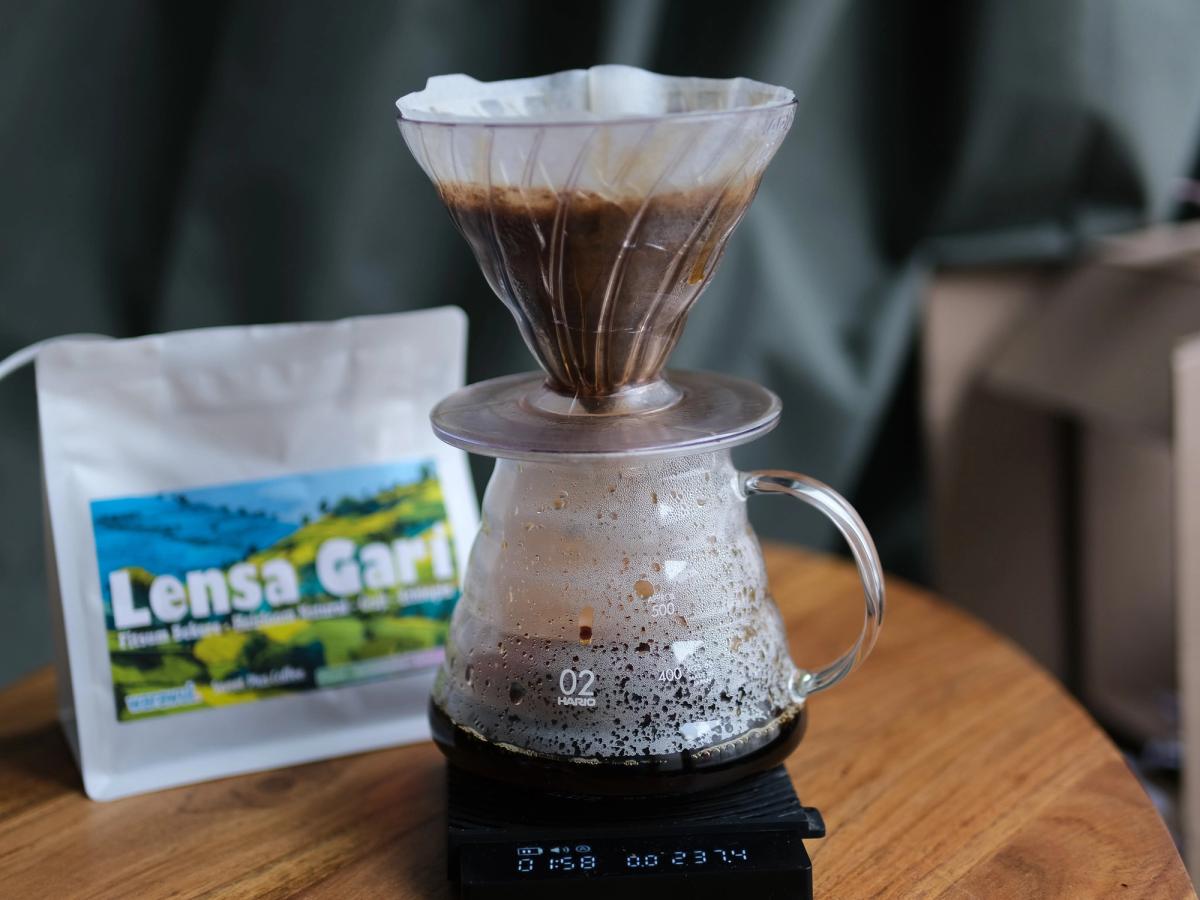 Hario V60 Coffee dripper for pourover