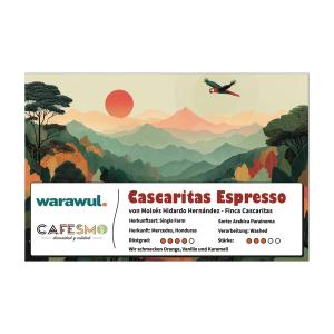250 g Packung Cascaritas Espresso von Warawul