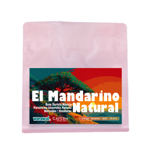 250 g Packung El Mandarino Anaerobic Natural Kaffee von Warawul