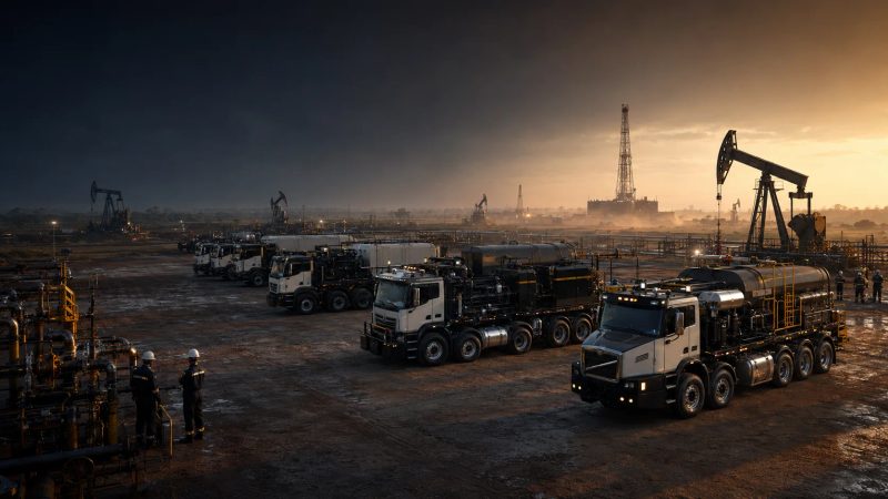 Flota especializada para servicios petroleros en campo