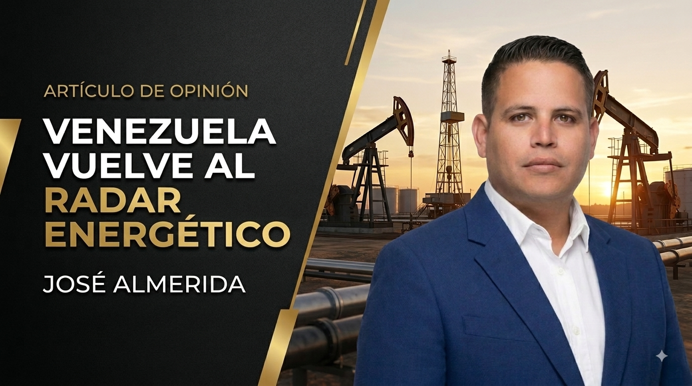 Para la imagen principal puedes usar:  José Almerida en un campo petrolero venezolano, autor del artículo “Venezuela vuelve al radar energético”.