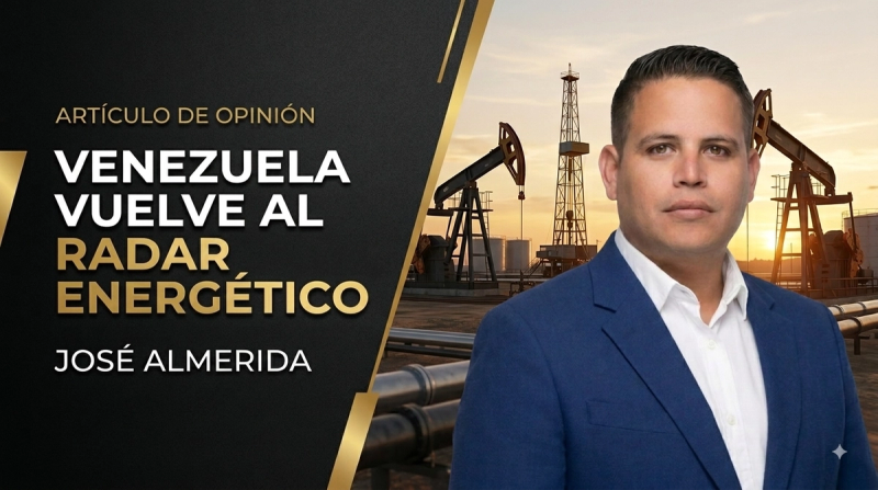 Para la imagen principal puedes usar: José Almerida en un campo petrolero venezolano, autor del artículo “Venezuela vuelve al radar energético”.