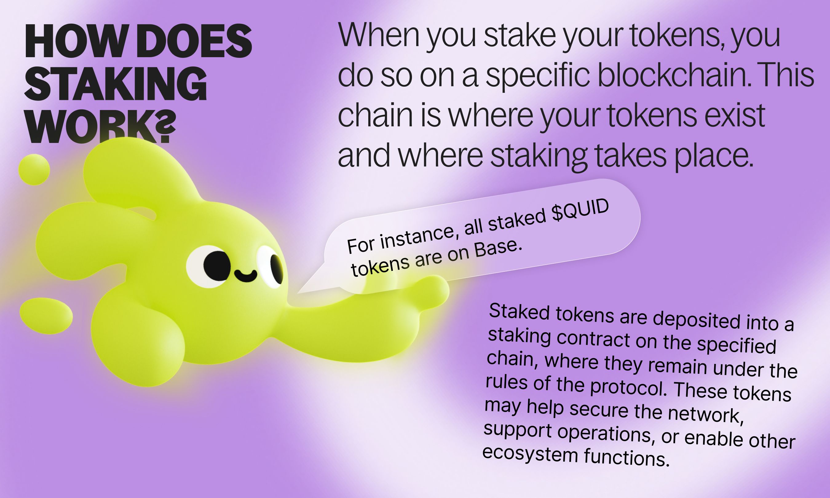 How does staking work?