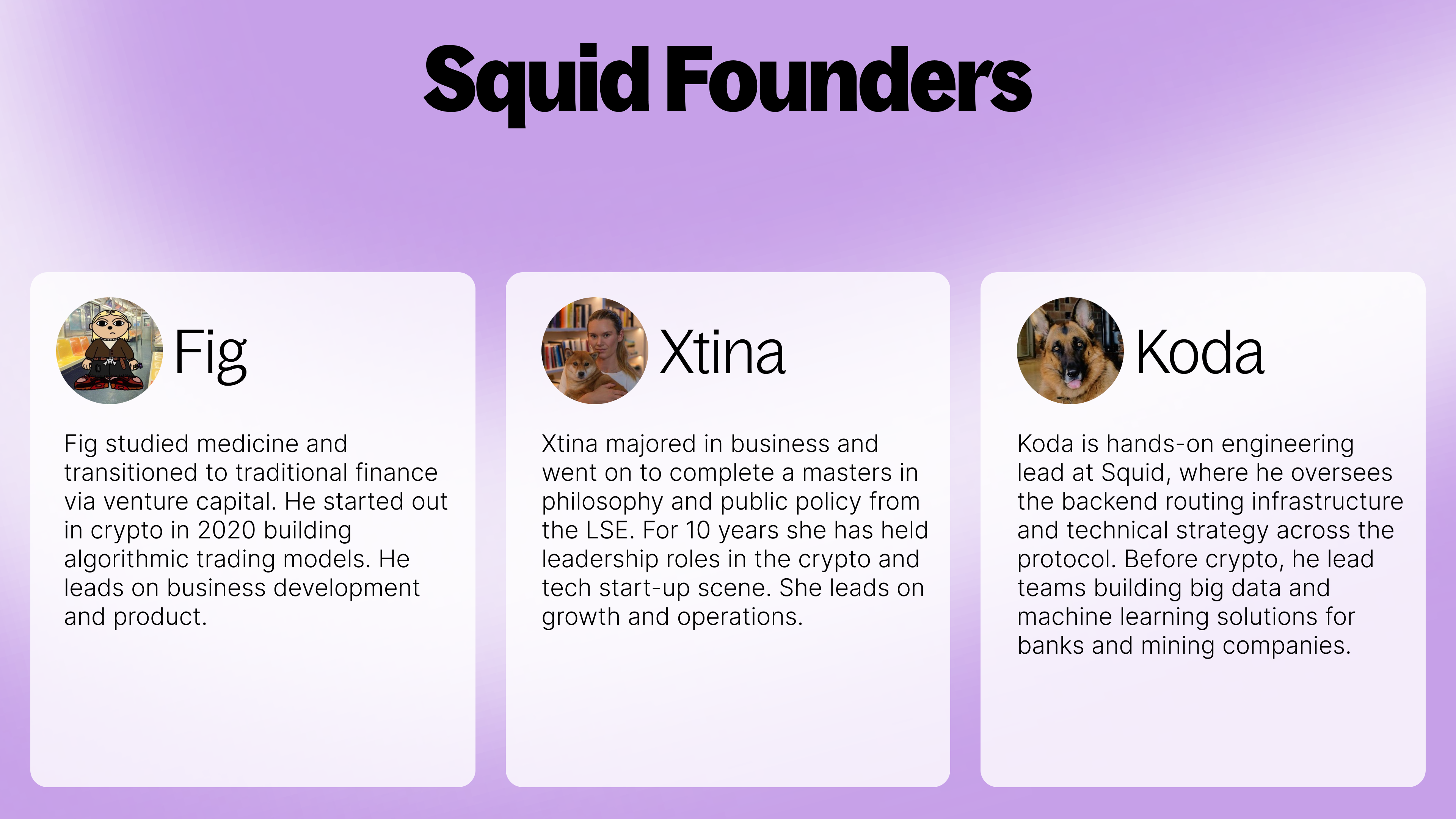 Squid Founders visual