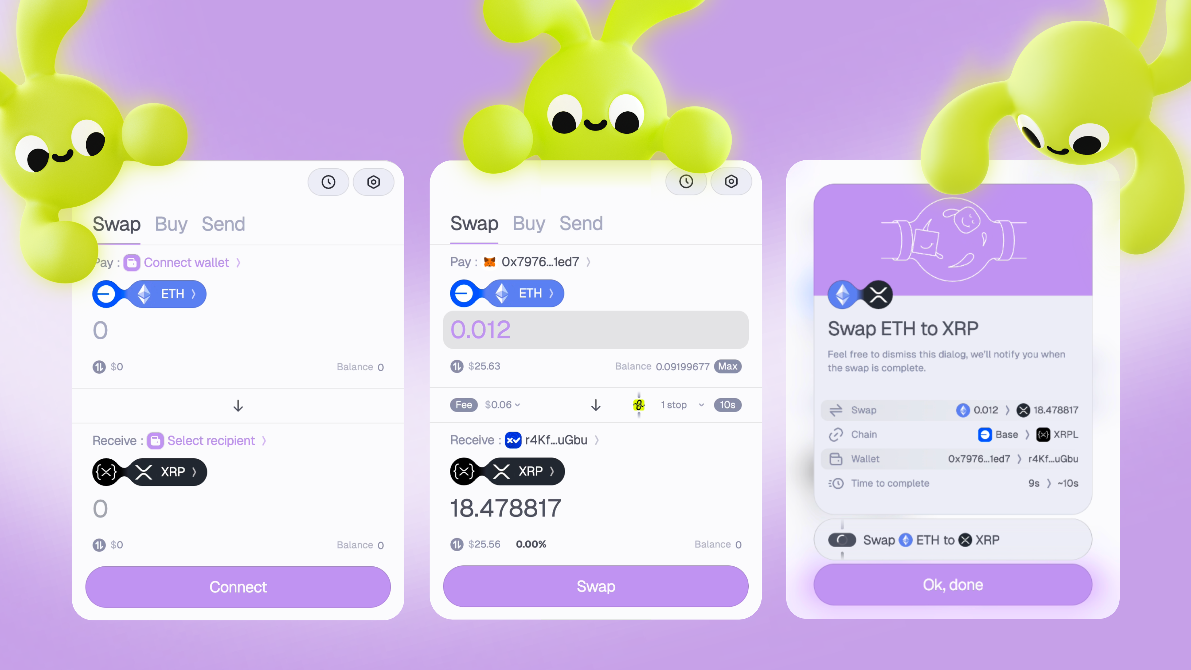 Squid bridge app UI visual