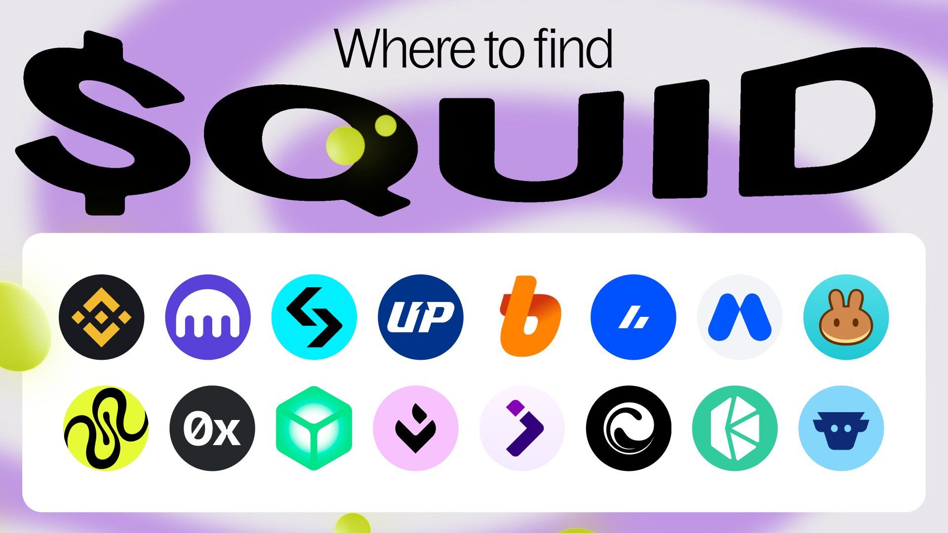 Where to find $QUID visual