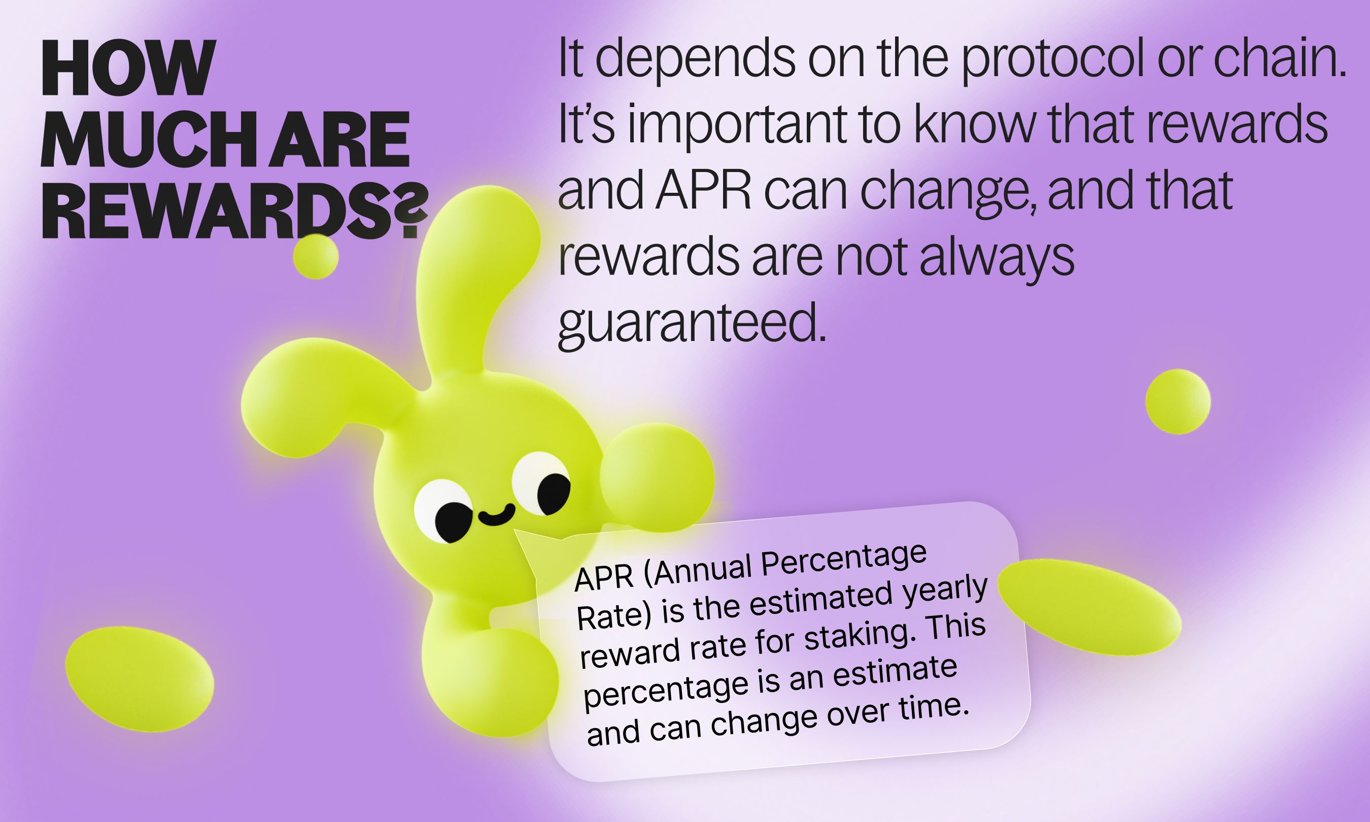How much are staking rewards?