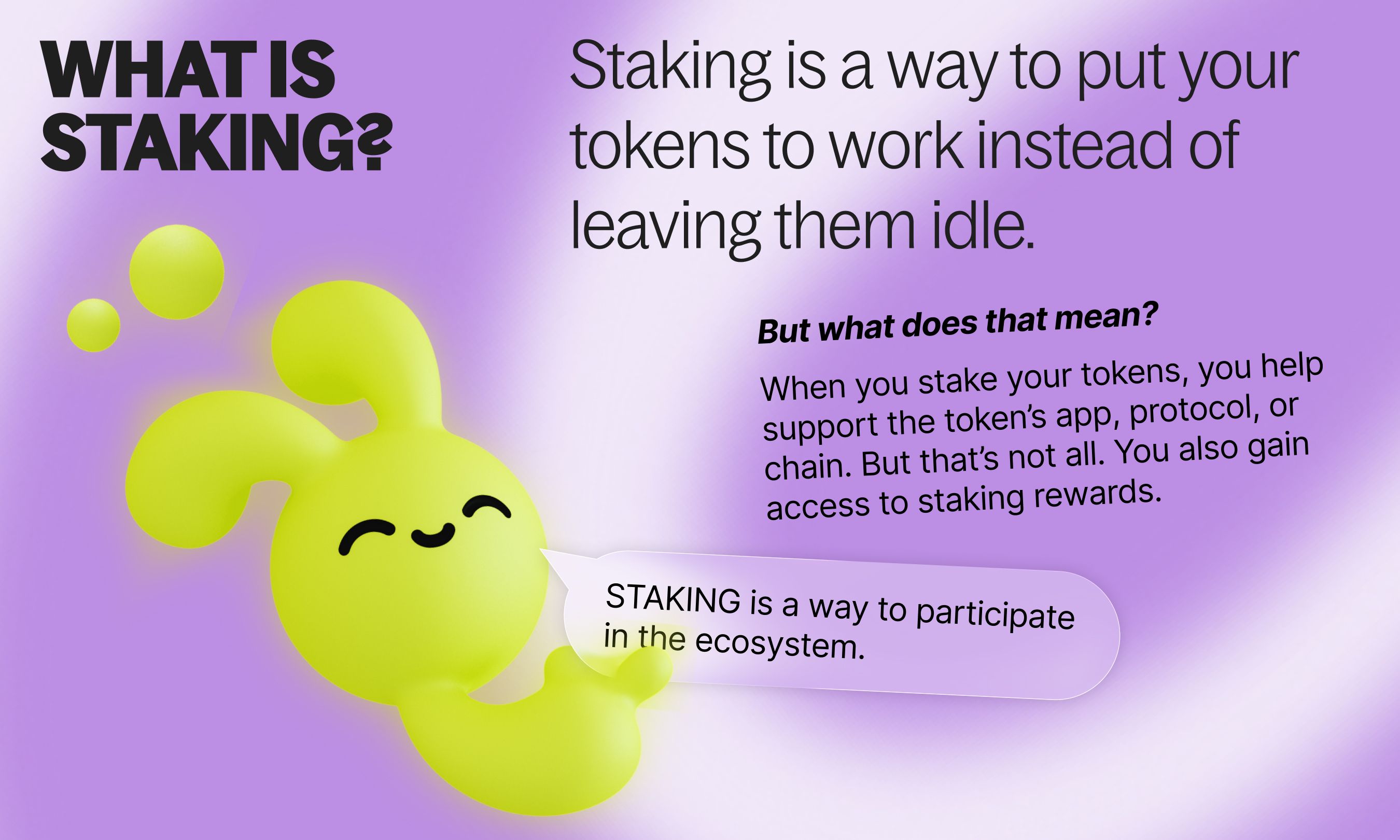What is crypto staking?
