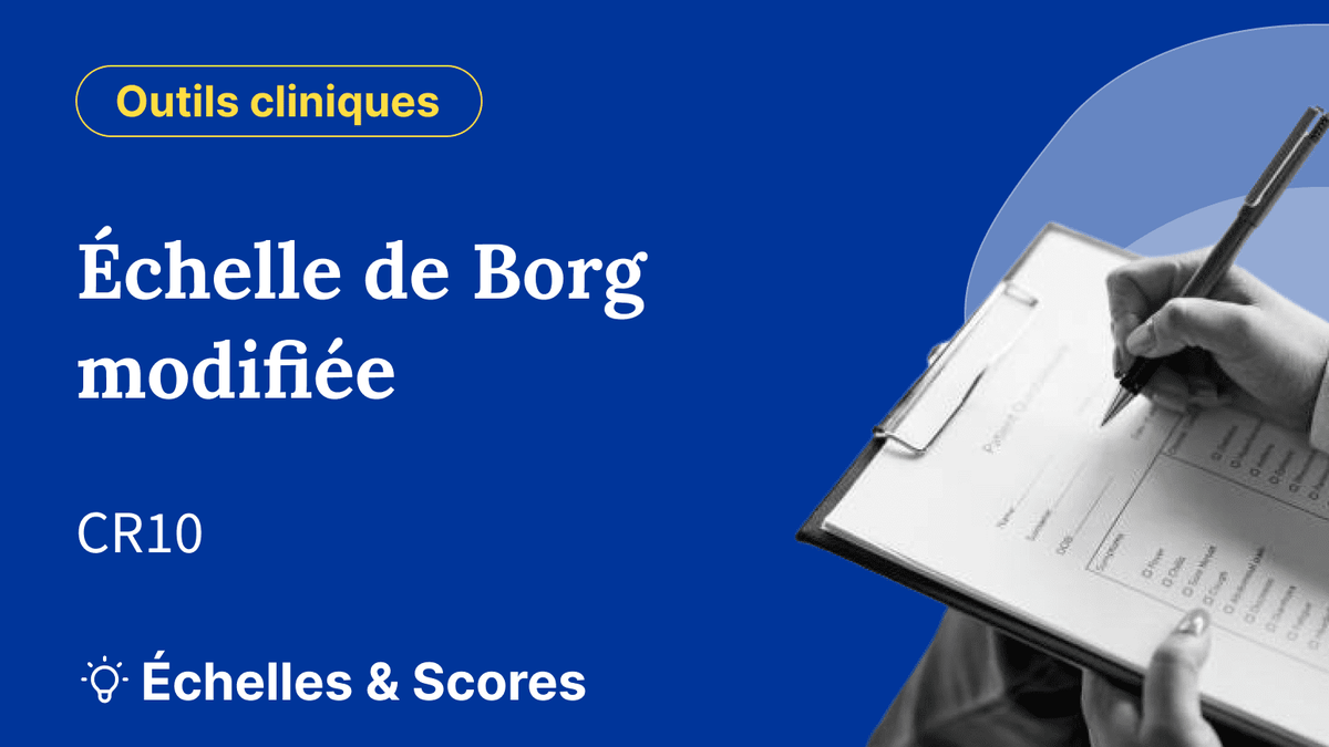 Échelle de Borg modifiée (CR10)