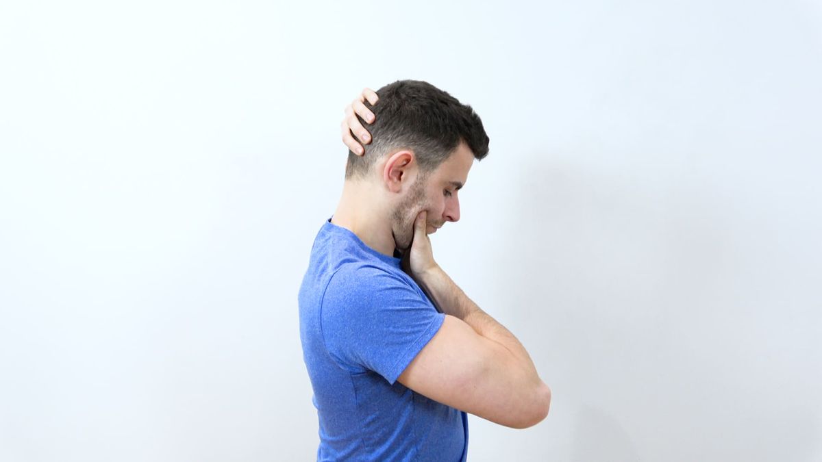 Upper Cervical Flexion Stretching