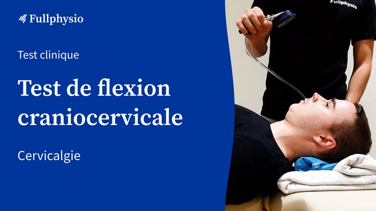 Test de flexion craniocervicale