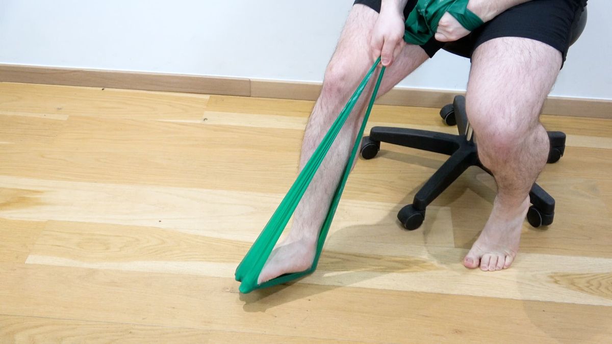Toe Flexor Strengthening With Elastic Band