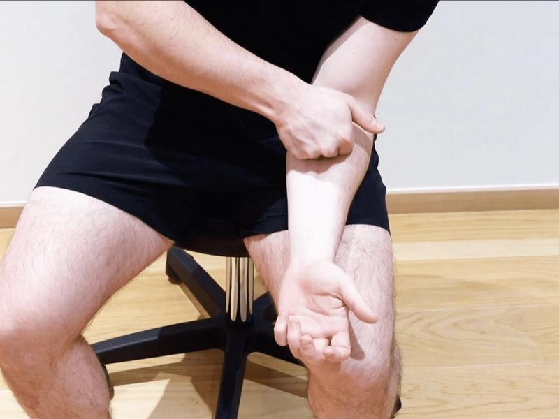 Forearm Anterior Side Self-Massage, view 2