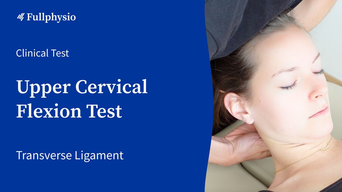 Upper Cervical Flexion Test