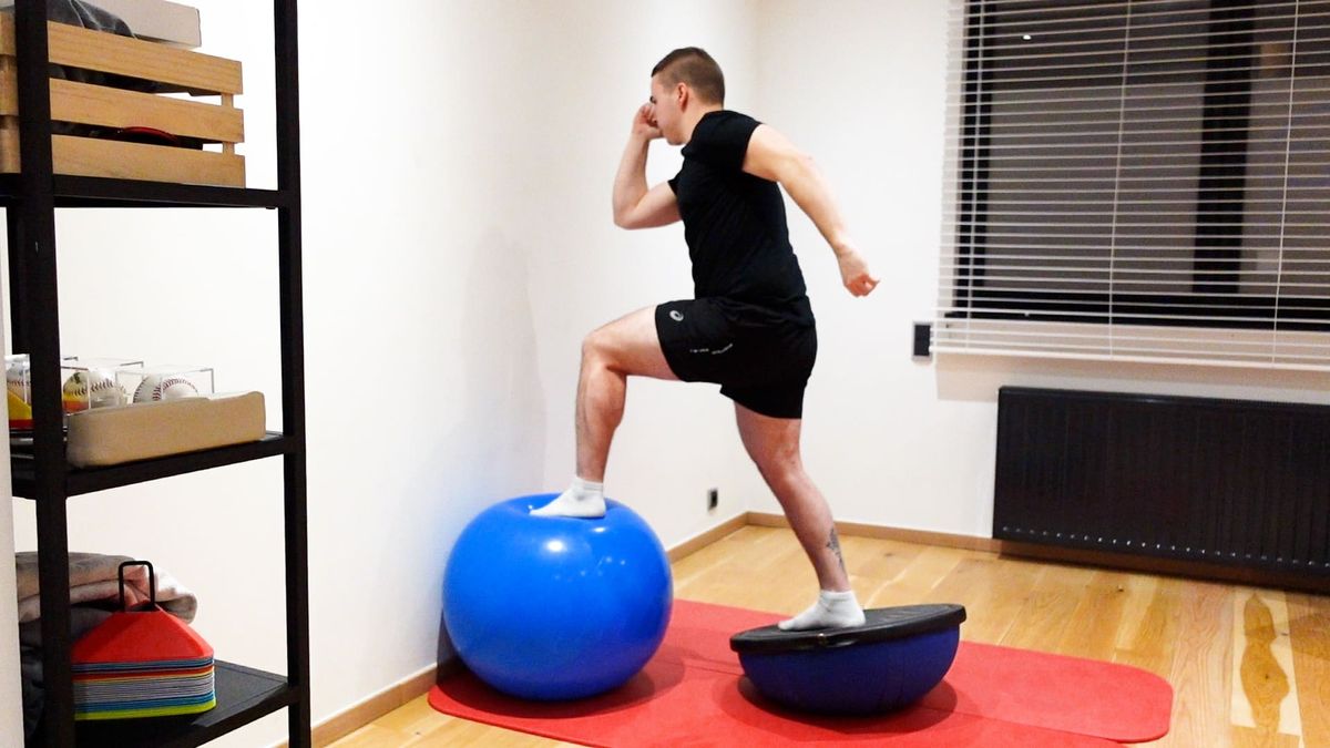 Stabilité sur plan instable type sprint