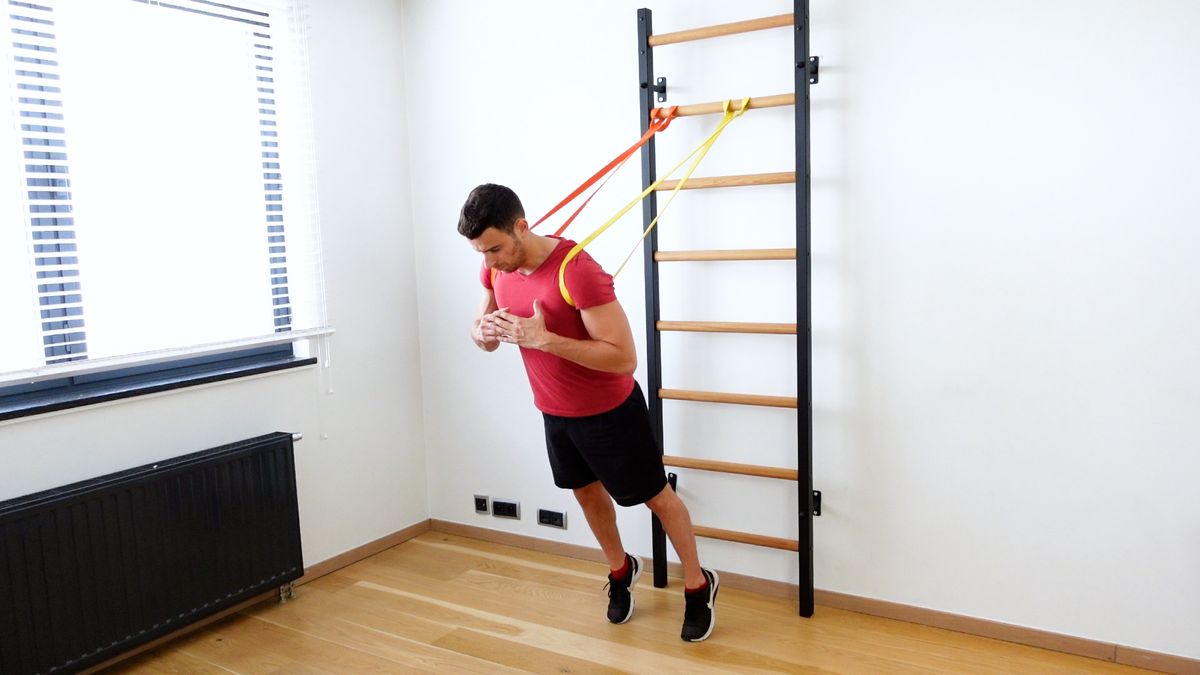 Renforcement orteils & triceps sural avec corps incliné sur pointe des pieds
