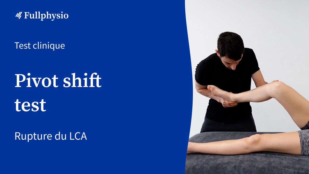 Pivot shift test