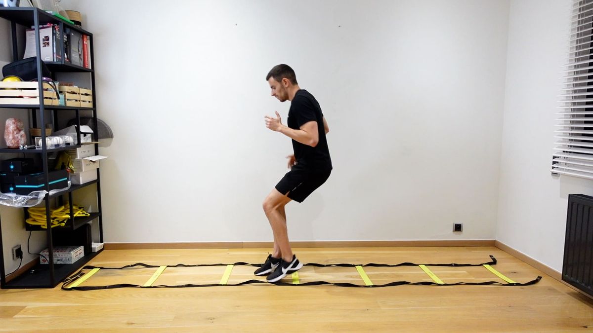 Double Front / Single Back Support Exercise With Ladder