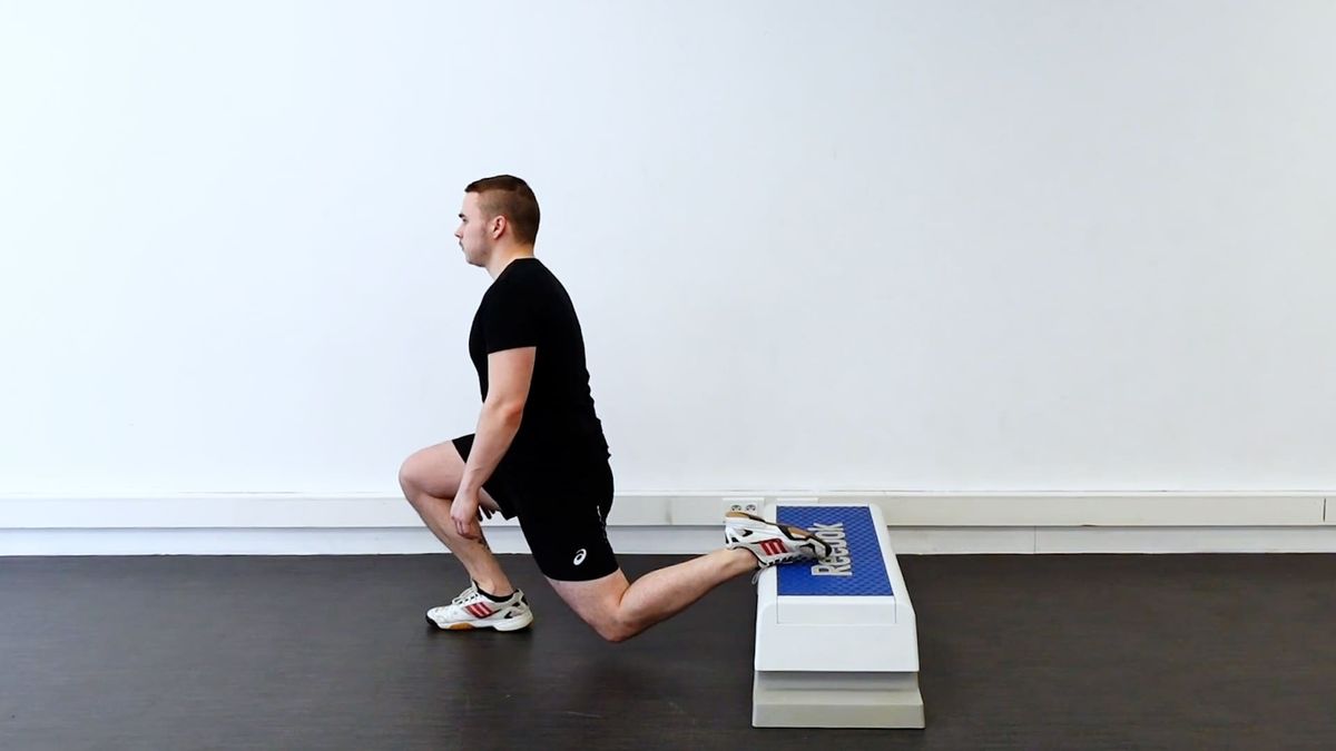 Split squat sur step