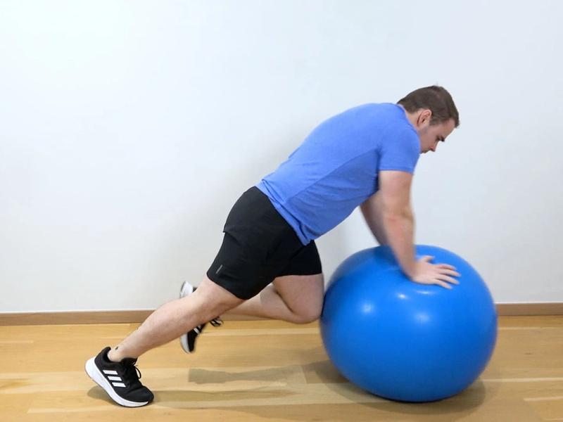 Stabilité épaule en gainage avec déstabilisations, vue 2