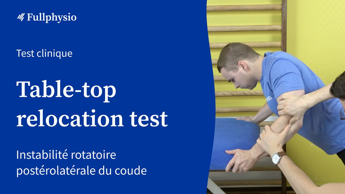 Table-top relocation test
