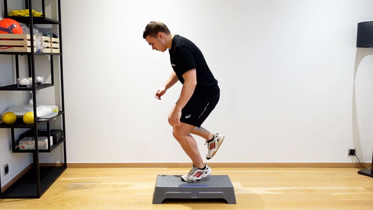 Toe Tip Reception on Step