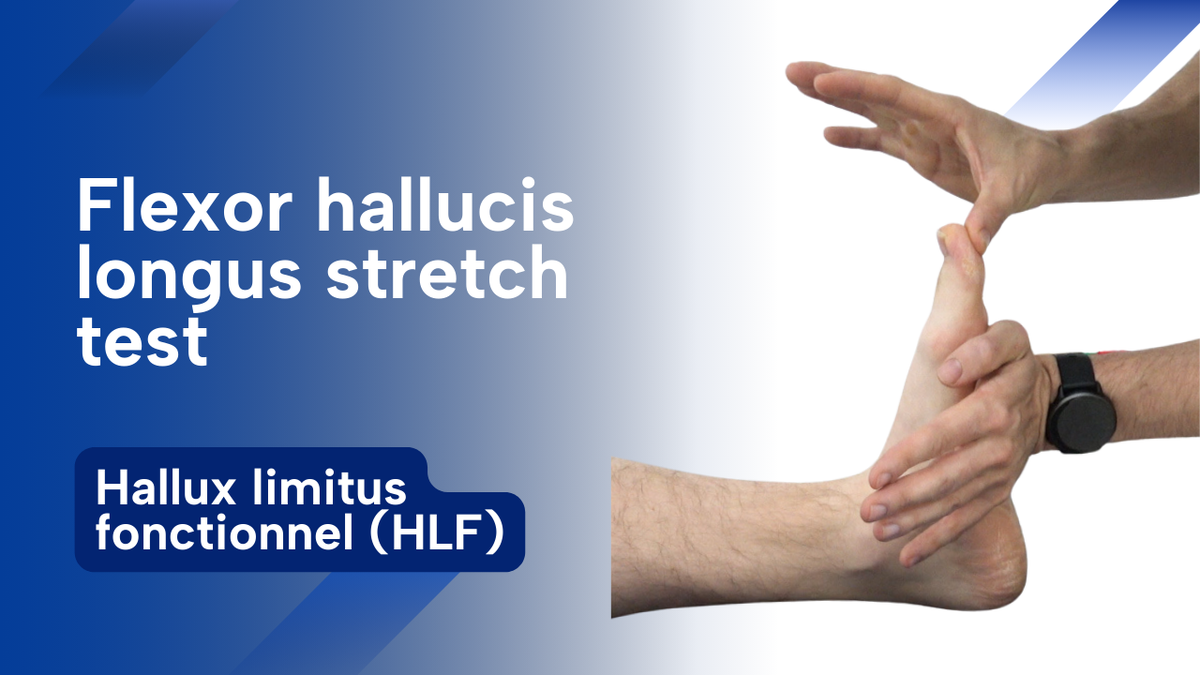 Flexor hallucis longus stretch test