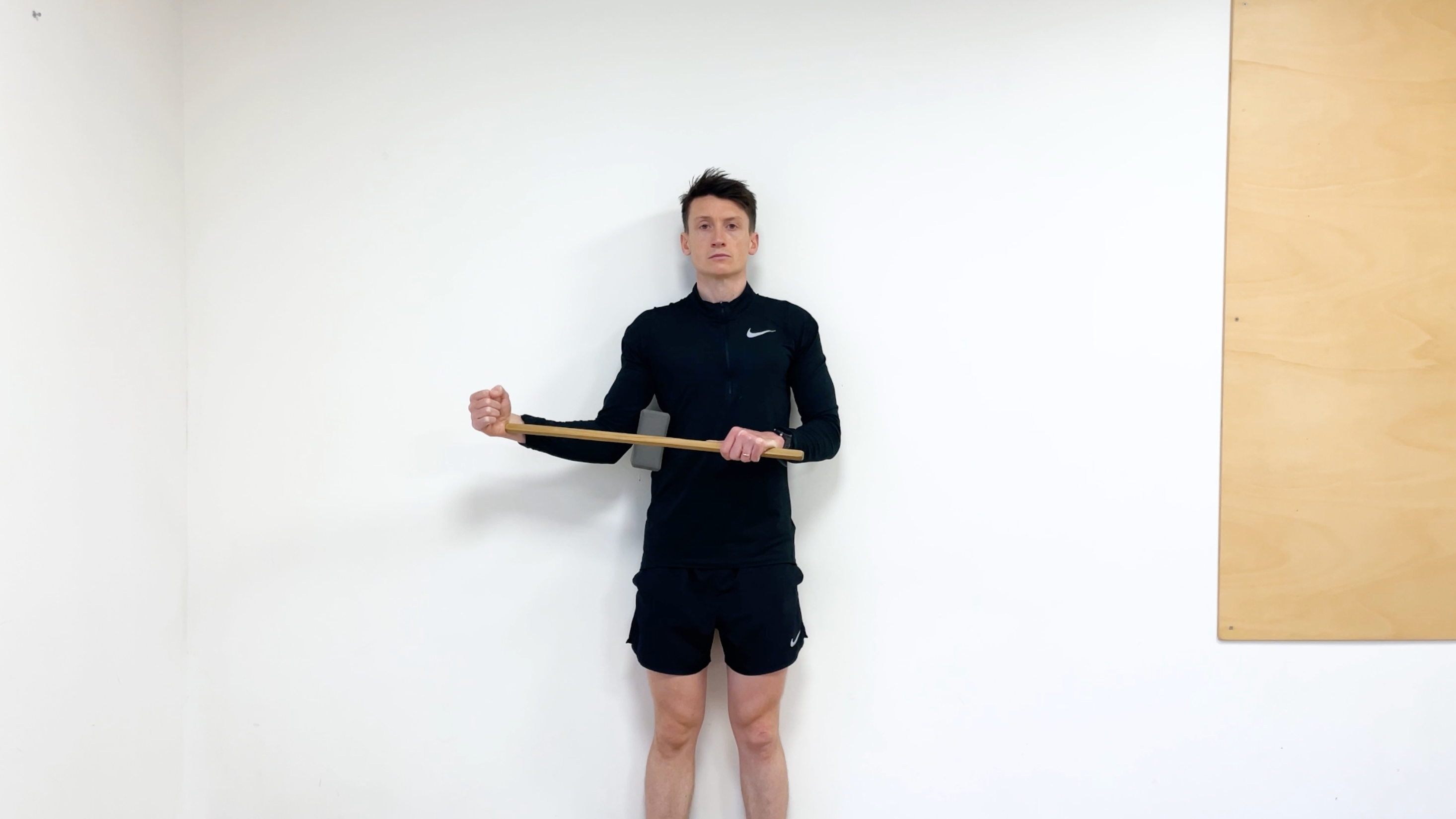 External Rotation Stretch With Elbow at the Side