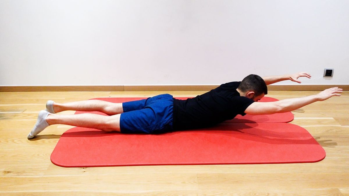 Lower Back Extensor Strengthening With Arm Movements