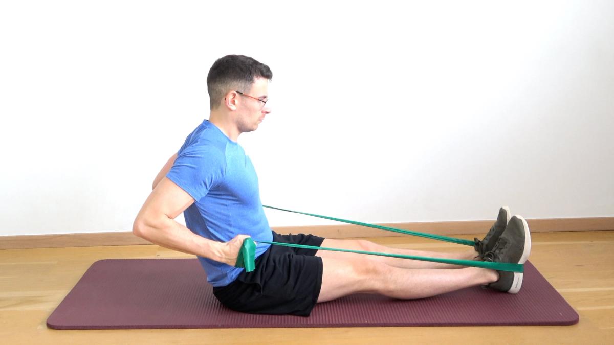Tirage horizontal avec élastique