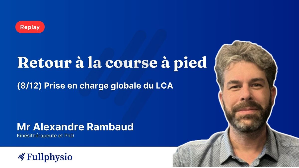 (8/12) Conférence LCA | Retour à la course à pied