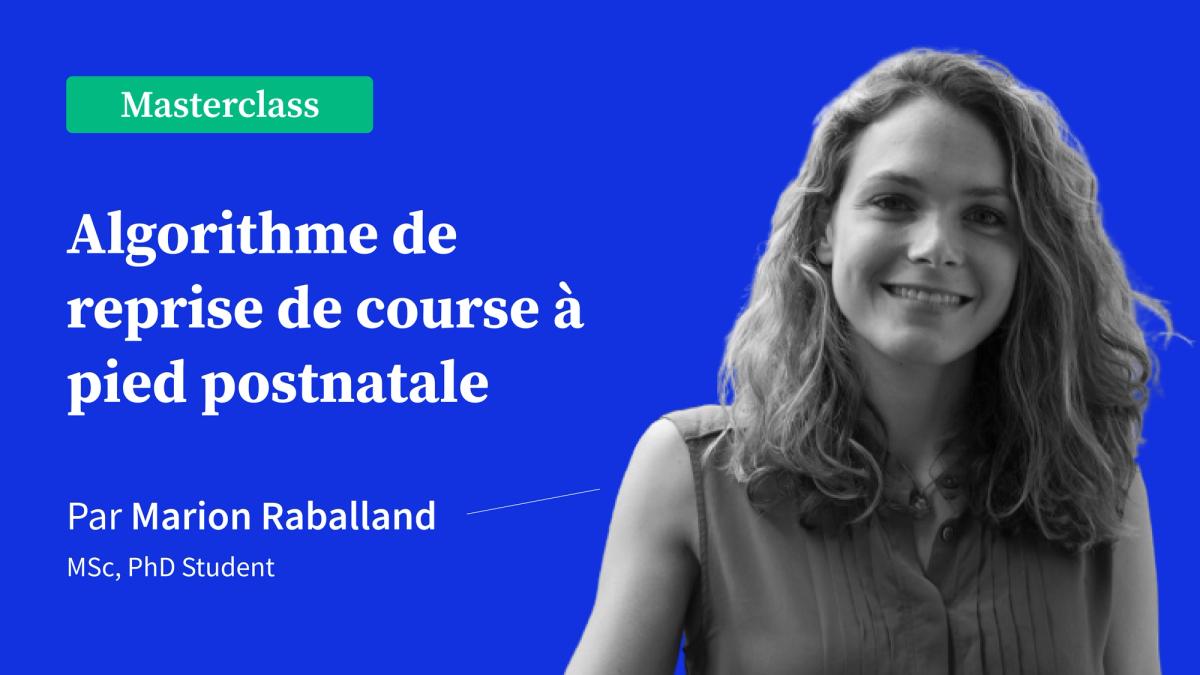 Algorithme de reprise de course à pied postnatale