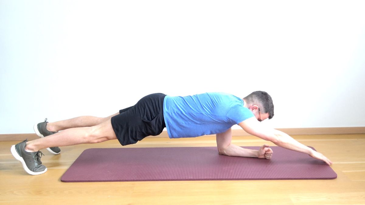 Gainage dynamique avec stabilisation épaule