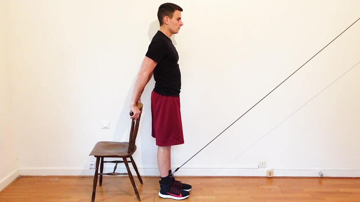 Hip Extensor Strengthening With Elastic Band