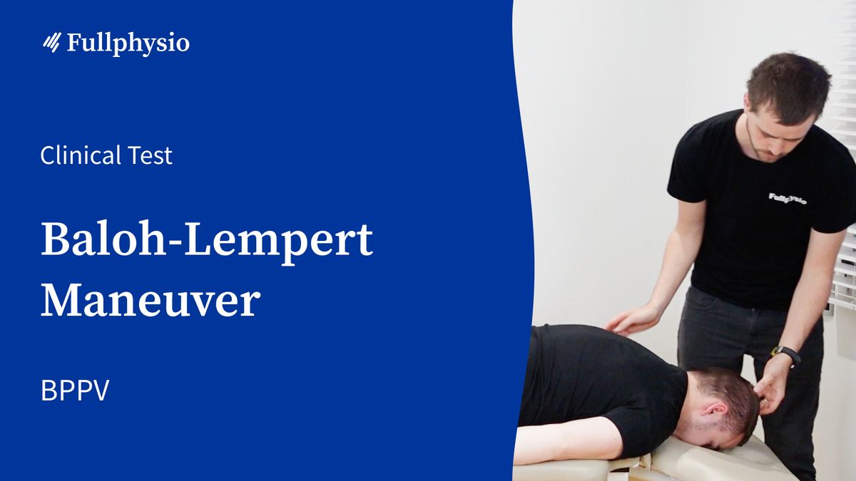Baloh-Lempert Maneuver