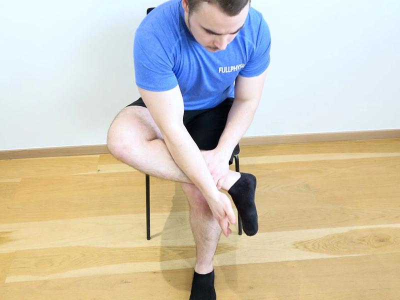 Renforcement flexion dorsale isométrique assis, vue 1