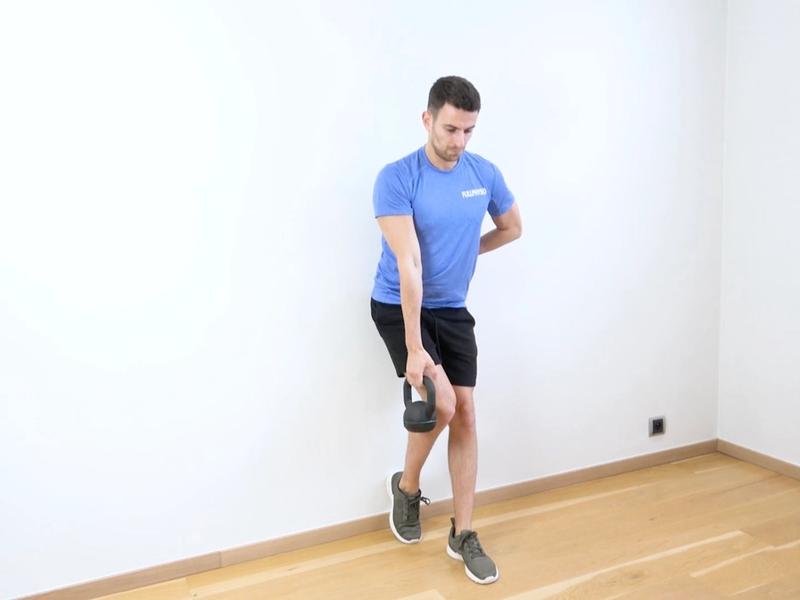 Single-Leg Romanian Deadlift With Weight, view 1
