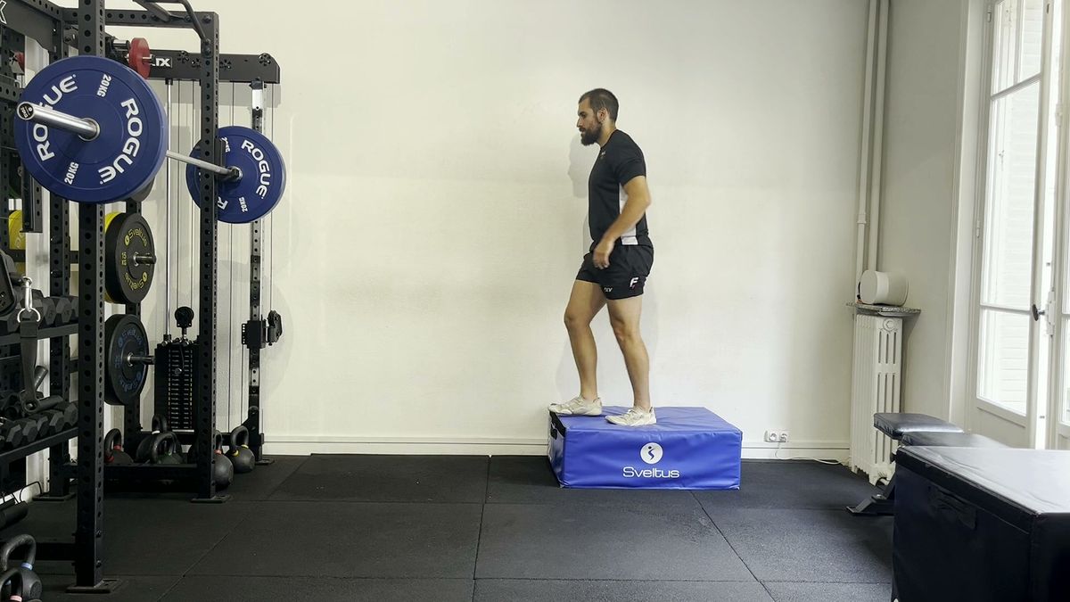Drop landing une jambe